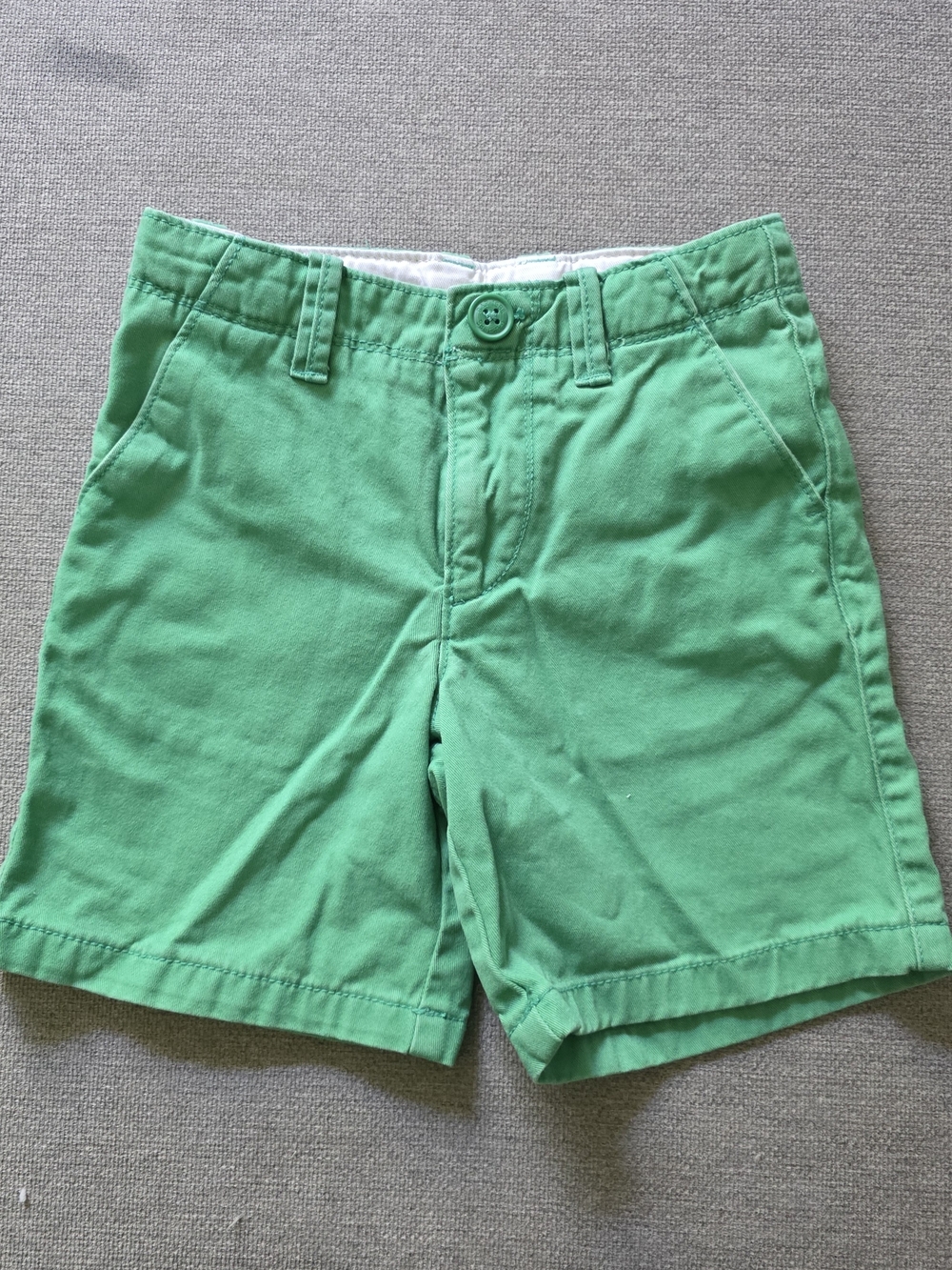 GAP Boys' Green Flat Front Shorts